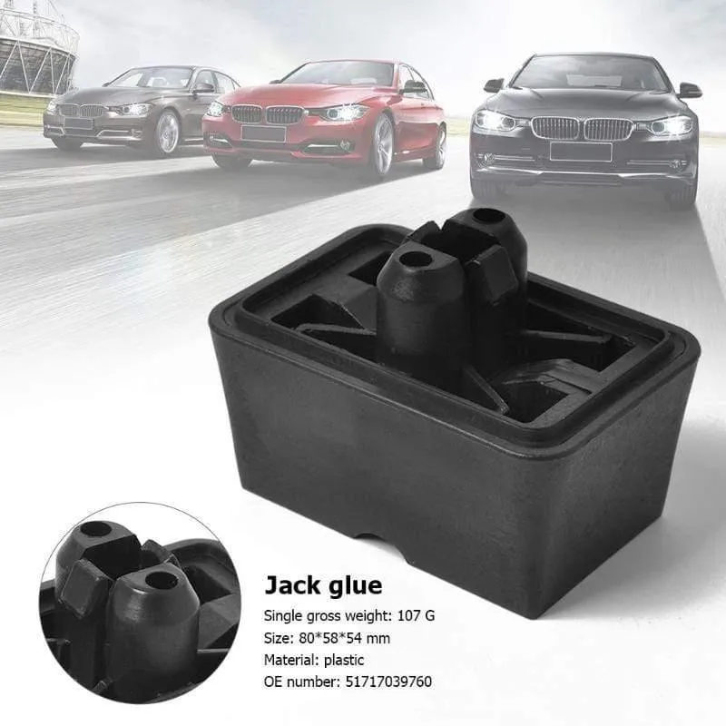 Car Jack Point Jacking Hebebühne Block Block Fahrzeugreparaturwerkzeug 51717039760 Für BMW 6er Mini E63 E64 E65 R50 Neu (Schwarz)