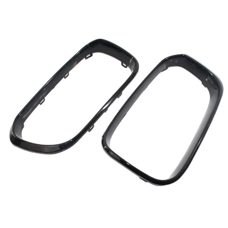 Helles Schwarz im Netz Rahmendekoration im Gitter Kühlergrill Modifizierte Teile für 2015-2018 BMW 1er F20 F21 (Schwarz)