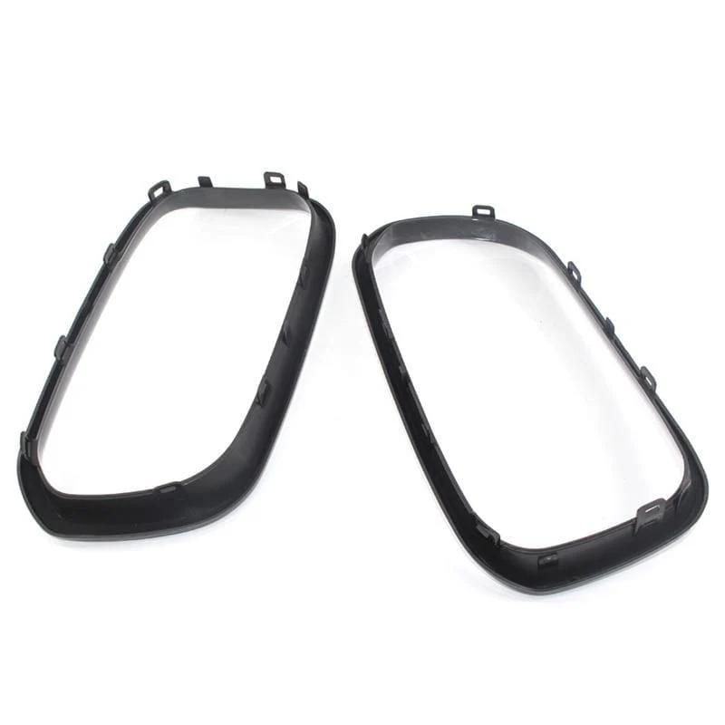 Helles Schwarz im Netz Rahmendekoration im Gitter Kühlergrill Modifizierte Teile für 2015-2018 BMW 1er F20 F21 (Schwarz)