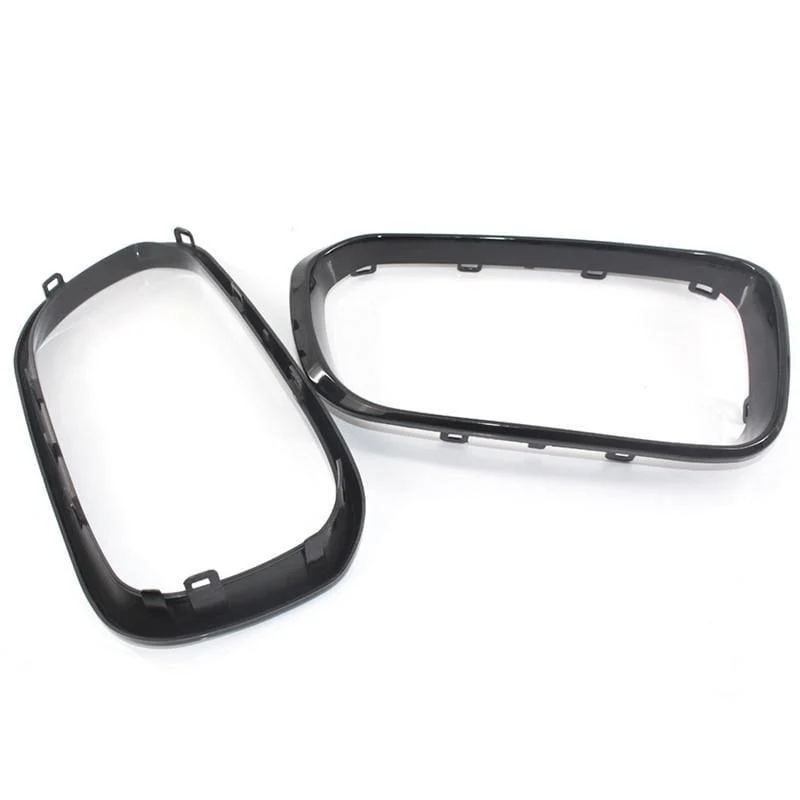 Helles Schwarz im Netz Rahmendekoration im Gitter Kühlergrill Modifizierte Teile für 2015-2018 BMW 1er F20 F21 (Schwarz)
