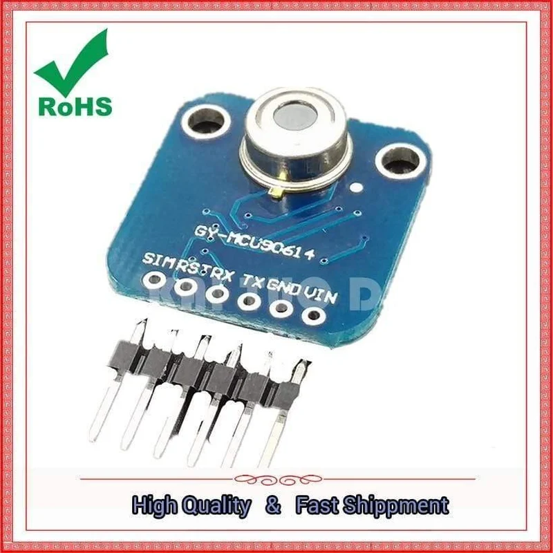 GY-MCU90614-BAA Serielle Schnittstelle Berührungsloses Infrarot-Temperaturmessmodul MLX90614-BAA-Karte