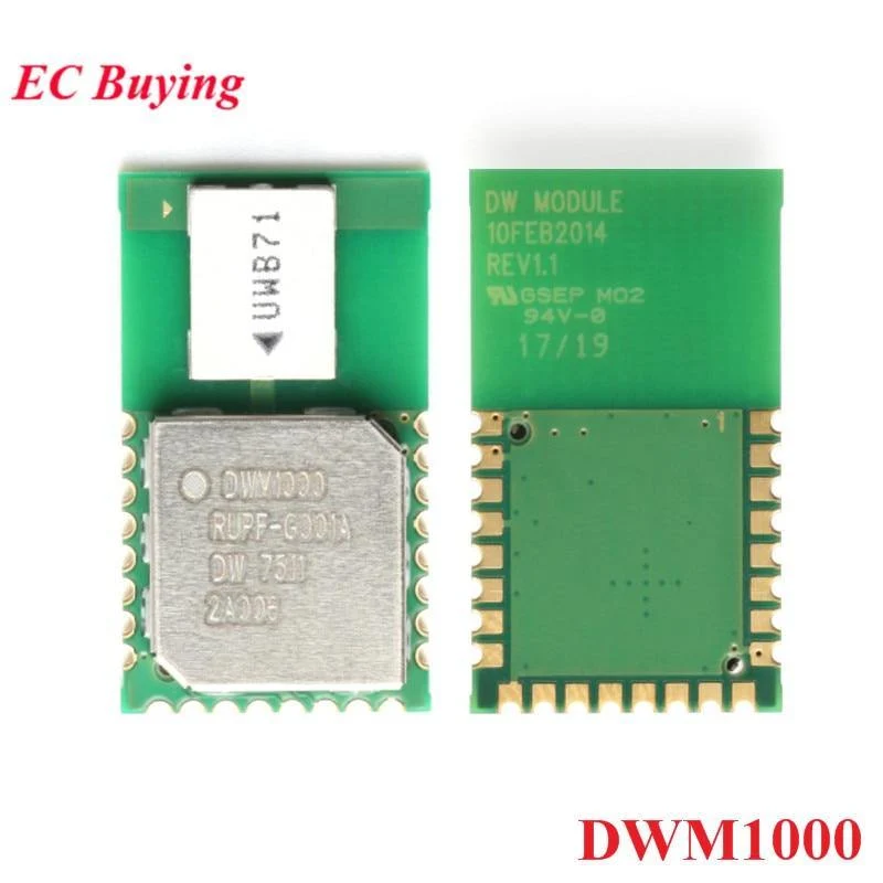 DWM1000-Positionsmodul Ultra-Breitband-Innen-UWB-Positionierungsmodul für Differenzpositionierungssystem Niedriger Stromverbrauch