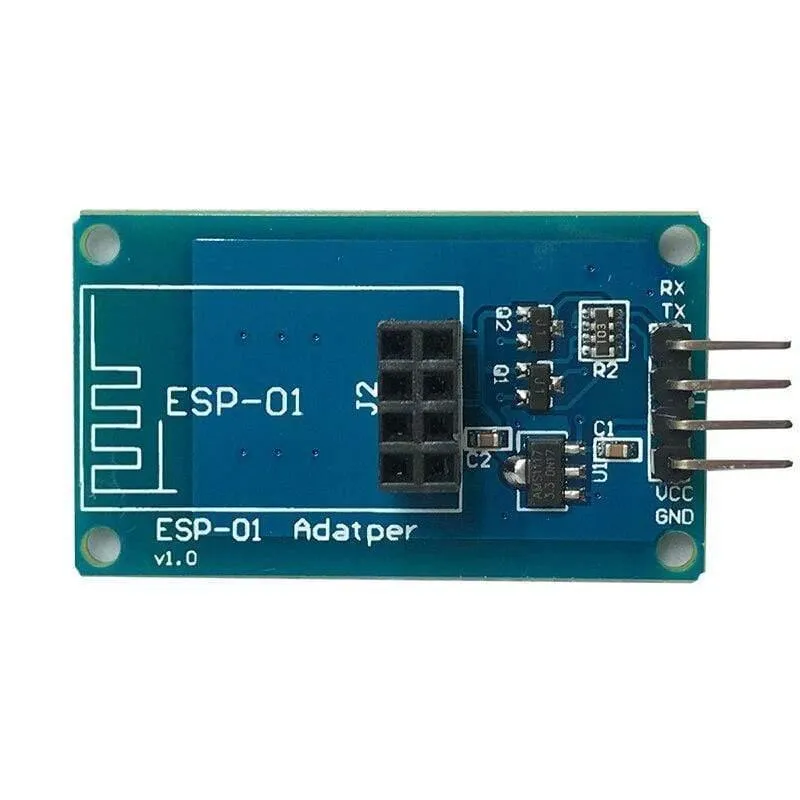 ESP8266 ESP-01 Serielles WiFi-WLAN-Adaptermodul 3.3 V 5 V Esp01 Breakout-Leiterplattenadapter Kompatibel für Arduino