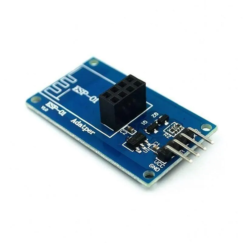 ESP8266 ESP-01 Serielles WiFi-WLAN-Adaptermodul 3.3 V 5 V Esp01 Breakout-Leiterplattenadapter Kompatibel für Arduino