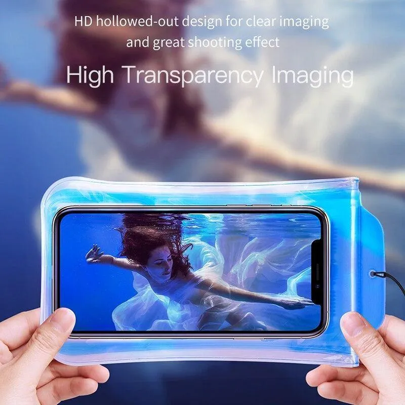 Baseus IP68 Wasserdichte Hülle für iPhone X XR XS MAX 8 7 P30 Samsung S10 Handytasche Tasche Airbag Schwimmen Handyhülle Abdeckung