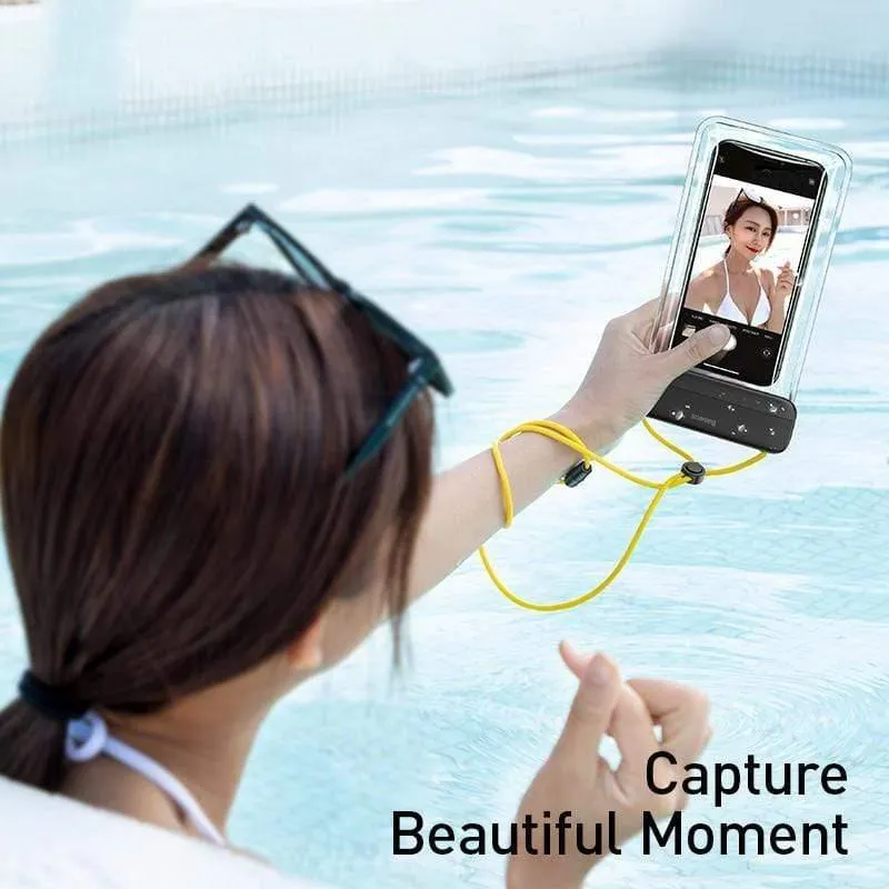 Baseus 7.2 Zoll wasserdichte Handyhülle Tasche Schwimmtasche Universelle Handytasche Handyhülle Abdeckung für Drift Tauchen Surfen