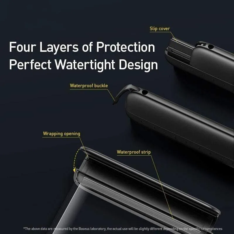 Baseus 7.2 Zoll wasserdichte Handyhülle Tasche Schwimmtasche Universelle Handytasche Handyhülle Abdeckung für Drift Tauchen Surfen
