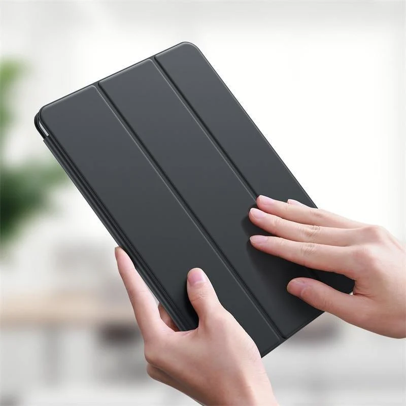 Baseus Magnetische Tablet-Hülle für iPad Pro 11 12.9 Hülle 2020 Dreifache PU-Rückseite für iPad Pro 11 12.9 2020 Smart Cover Hülle