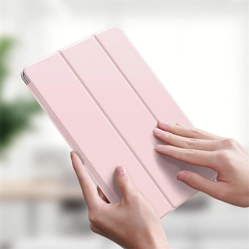 Baseus Magnetische Tablet-Hülle für iPad Pro 11 12.9 Hülle 2020 Dreifache PU-Rückseite für iPad Pro 11 12.9 2020 Smart Cover Hülle