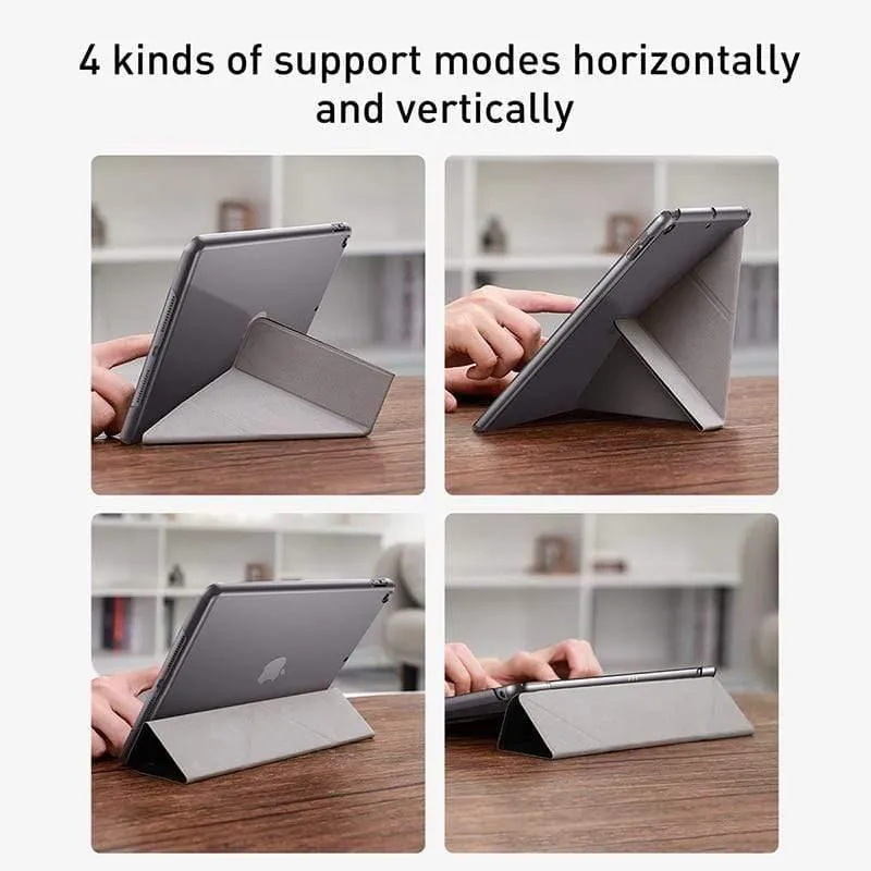 Baseus Smart Case für iPad 10.2 Zoll 2019 7. Generation, leichte Standhülle für iPad 10.2 Zoll, automatische Sleep/Wake-Funktion, vollständiger Schutz