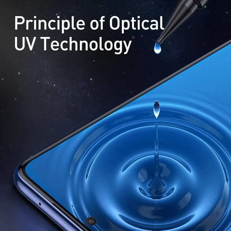 Baseus 2 Stück UV-gehärtetes Glas für Samsung Galaxy S20 Displayschutzfolie, vollständig gebogenes Schutzglas für Galaxy S20 Plus Ultra
