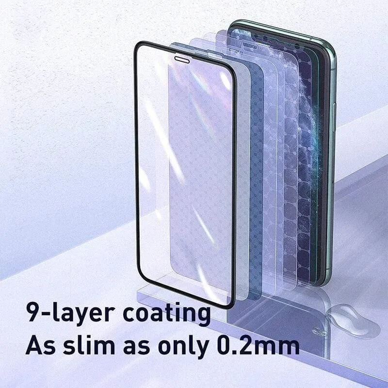 Baseus Schutzglas für iPhone 11 Pro Max Displayschutzfolie Composite-Folie für iPhone XR XS Max gehärtetes Glas