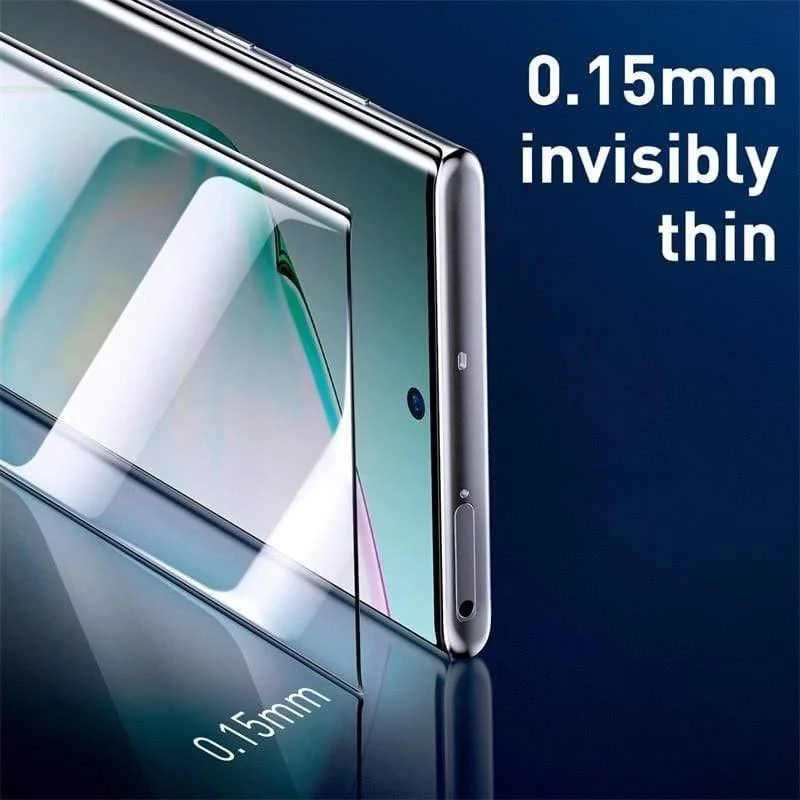Baseus 2 Stück 0.15 mm Vollbildschutzfolie für Samsung Galaxy Note 10 Note 10 Plus Schutzfolie für Note 10 Plus Glas