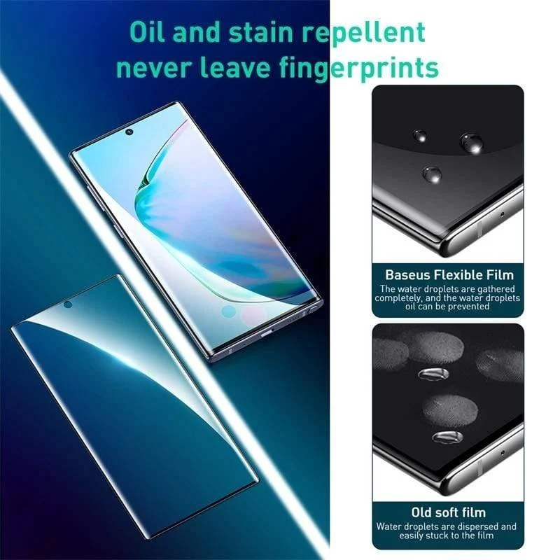 Baseus 2 Stück 0.15 mm Vollbildschutzfolie für Samsung Galaxy Note 10 Note 10 Plus Schutzfolie für Note 10 Plus Glas