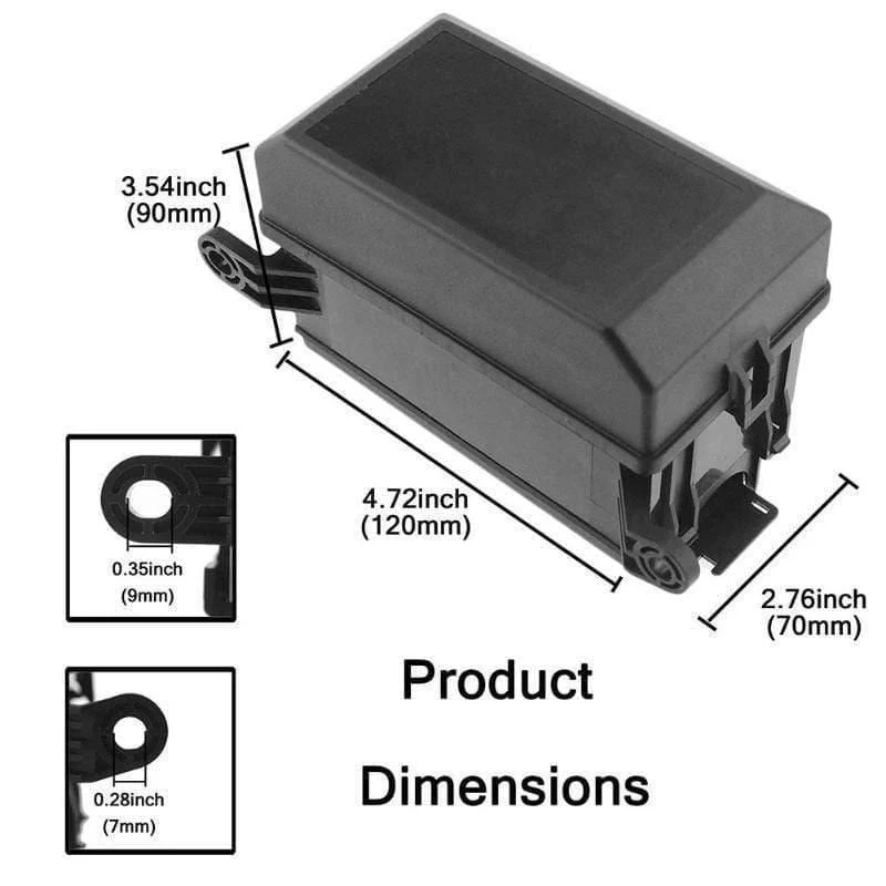 VODOOL Universal DC 12V Auto Marineboot 6-Wege Relais + 6-Slot ATO / ATC Blade Sicherungshalter Box Block Auto Auto Ersatzteile Sicherungen