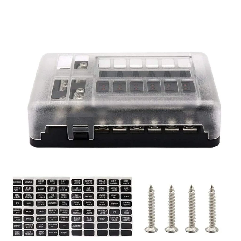 12 Way Blade Fuse Holder Box Block Car Vehice Boat Circuit ATO ATC 32VAuto & Motorrad: Teile, Auto-Ersatz- & -Reparaturteile, Sicherungen & Sicherungen!