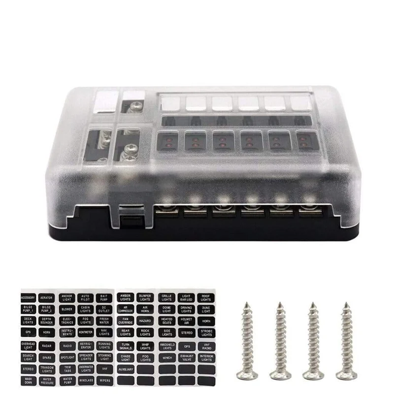 12 Way Blade Fuse Holder Box Block Car Vehice Boat Circuit ATO ATC 32VAuto & Motorrad: Teile, Auto-Ersatz- & -Reparaturteile, Sicherungen & Sicherungen!
