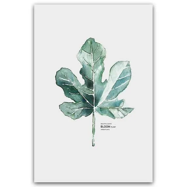 Einfache Aquarell Vase Grüne Pflanze Kunst Poster Wand Kunstdruck Leinwand Malerei Bild Moderne Hause Wohnzimmer Dekoration Benutzerdefinierte