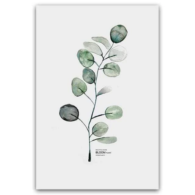 Einfache Aquarell Vase Grüne Pflanze Kunst Poster Wand Kunstdruck Leinwand Malerei Bild Moderne Hause Wohnzimmer Dekoration Benutzerdefinierte