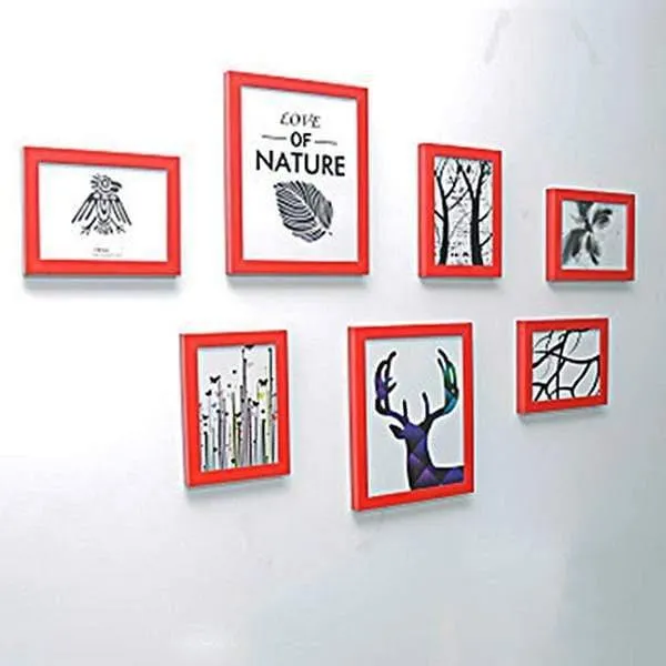 7 Stück klassischer Bilderrahmen zum Aufhängen an der Wand, Bilderrahmen, Foto, 7 10 Zoll, Wandkunst, Hochzeitspaar, Empfehlung, Bilderrahmen