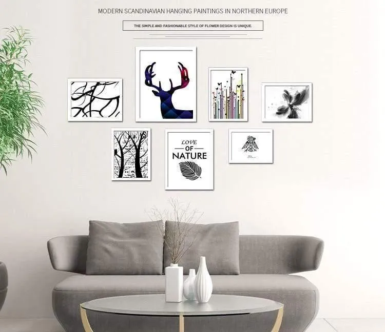 7 Stück klassischer Bilderrahmen zum Aufhängen an der Wand, Bilderrahmen, Foto, 7 10 Zoll, Wandkunst, Hochzeitspaar, Empfehlung, Bilderrahmen