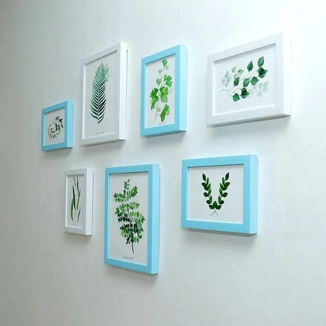7 Stück klassischer Bilderrahmen zum Aufhängen an der Wand, Bilderrahmen, Foto, 7 10 Zoll, Wandkunst, Hochzeitspaar, Empfehlung, Bilderrahmen
