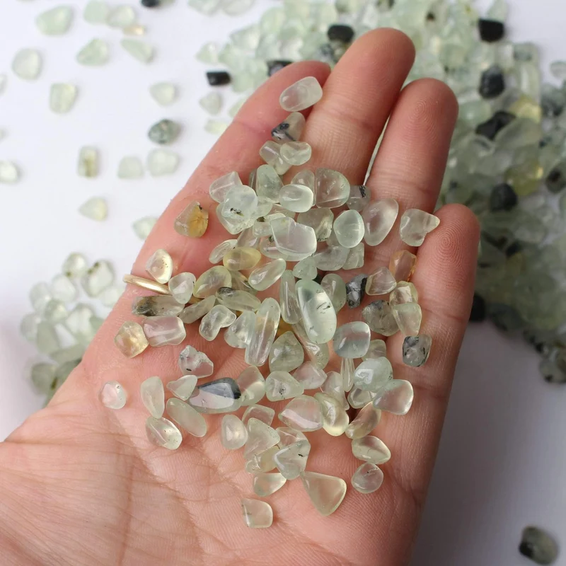 1 Satz / 40 Stücke Natürlichen Kristall Wishing Flaschen Edelstein Natürlichen Quarz Chip Kies Reiki Geburtstagsgeschenk Mit einer Box