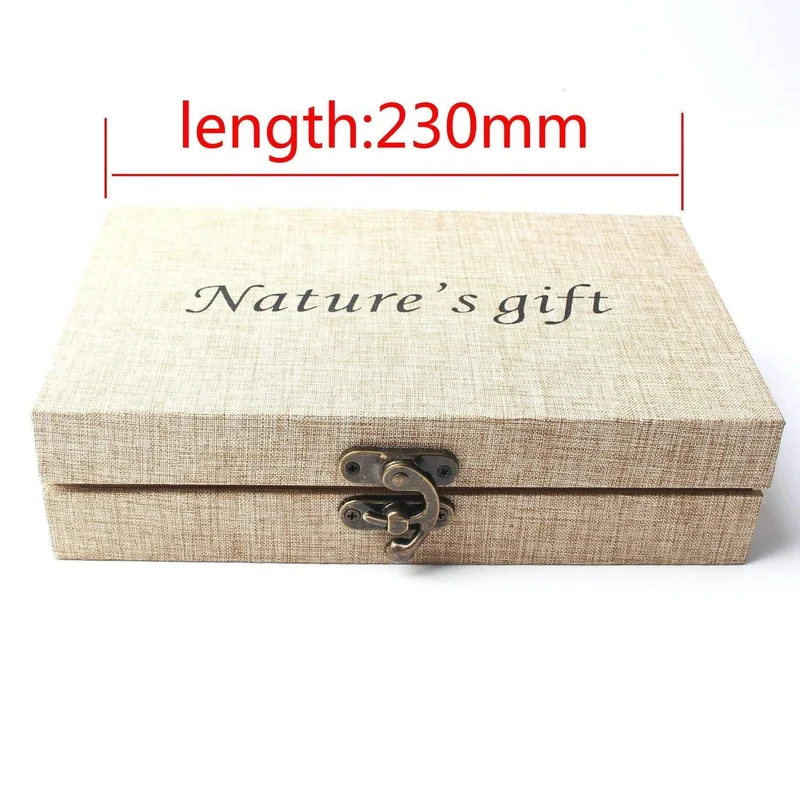 1 Satz / 40 Stücke Natürlichen Kristall Wishing Flaschen Edelstein Natürlichen Quarz Chip Kies Reiki Geburtstagsgeschenk Mit einer Box