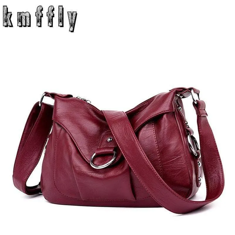 Luxus-Handtaschen für Damen, Designer-Handtaschen aus weichem Leder, Umhängetaschen für Damen