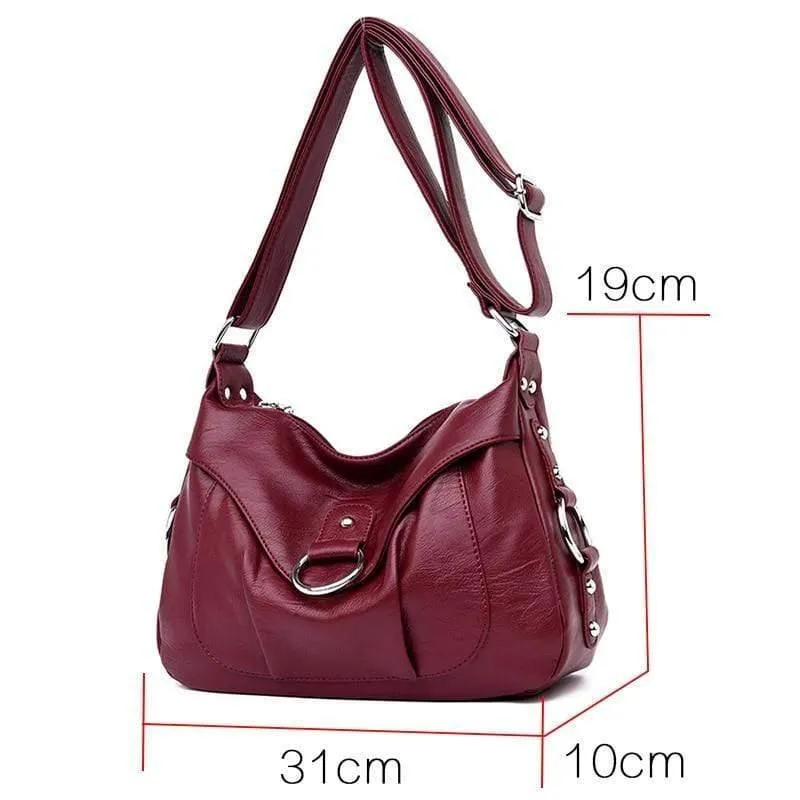 Luxus-Handtaschen für Damen, Designer-Handtaschen aus weichem Leder, Umhängetaschen für Damen