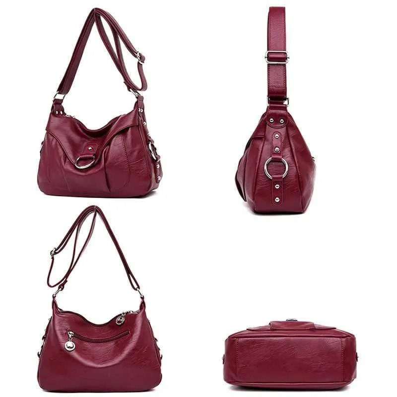 Luxus-Handtaschen für Damen, Designer-Handtaschen aus weichem Leder, Umhängetaschen für Damen