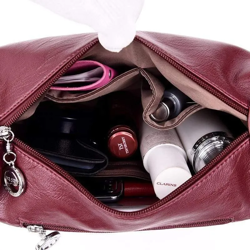 Luxus-Handtaschen für Damen, Designer-Handtaschen aus weichem Leder, Umhängetaschen für Damen