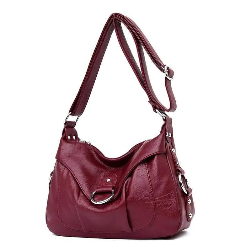Luxus-Handtaschen für Damen, Designer-Handtaschen aus weichem Leder, Umhängetaschen für Damen