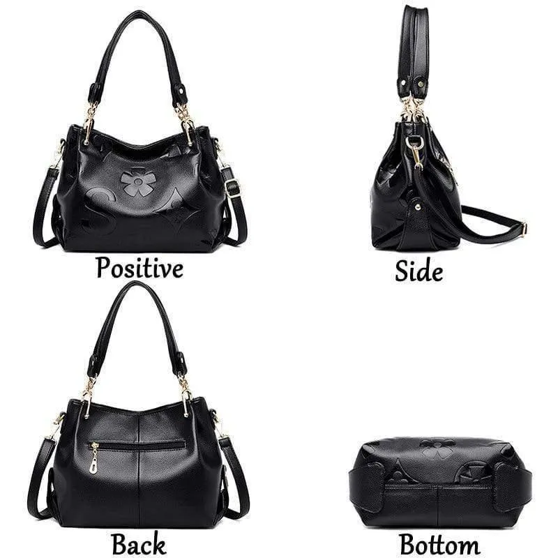 Echte Ledertaschen Damen Luxus Handtaschen Damen Designer Handtasche Große Kapazität Einzelschulter