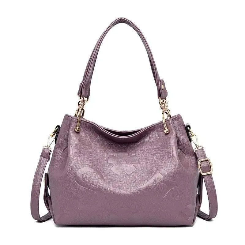 Echte Ledertaschen Damen Luxus Handtaschen Damen Designer Handtasche Große Kapazität Einzelschulter