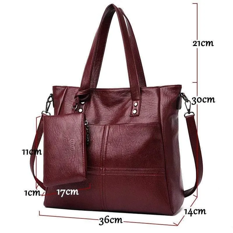 Luxus Handtaschen Damen Taschen Designer 2 Set Leder Messenger Bags Sac A Main Umhängetaschen