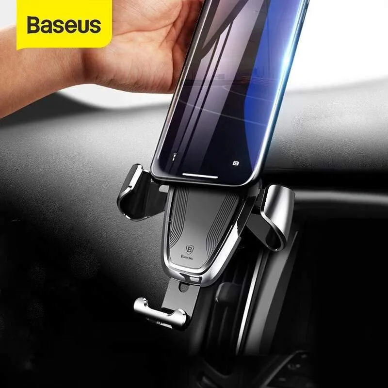 Baseus Gravity Autohalter für iPhone Samsung Handy Handyhalter 360 Grad GPS Air Vent Mount Clip Autotelefonhalter Ständer