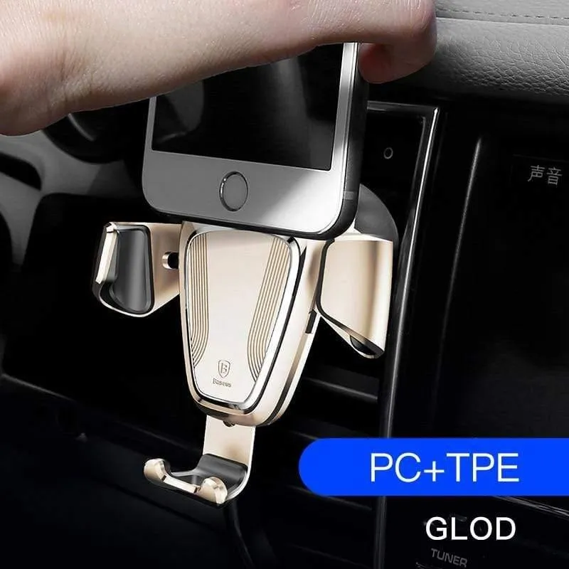 Baseus Gravity Autohalter für iPhone Samsung Handy Handyhalter 360 Grad GPS Air Vent Mount Clip Autotelefonhalter Ständer