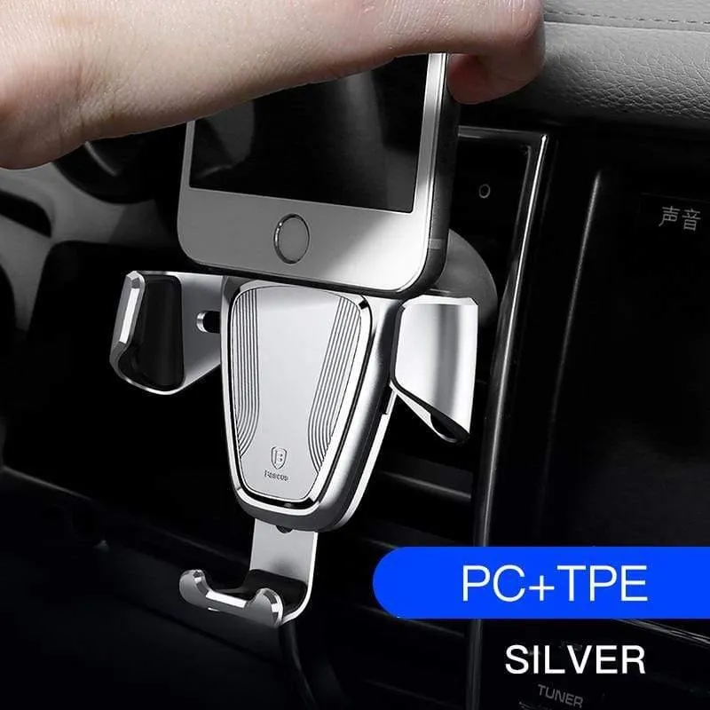 Baseus Gravity Autohalter für iPhone Samsung Handy Handyhalter 360 Grad GPS Air Vent Mount Clip Autotelefonhalter Ständer