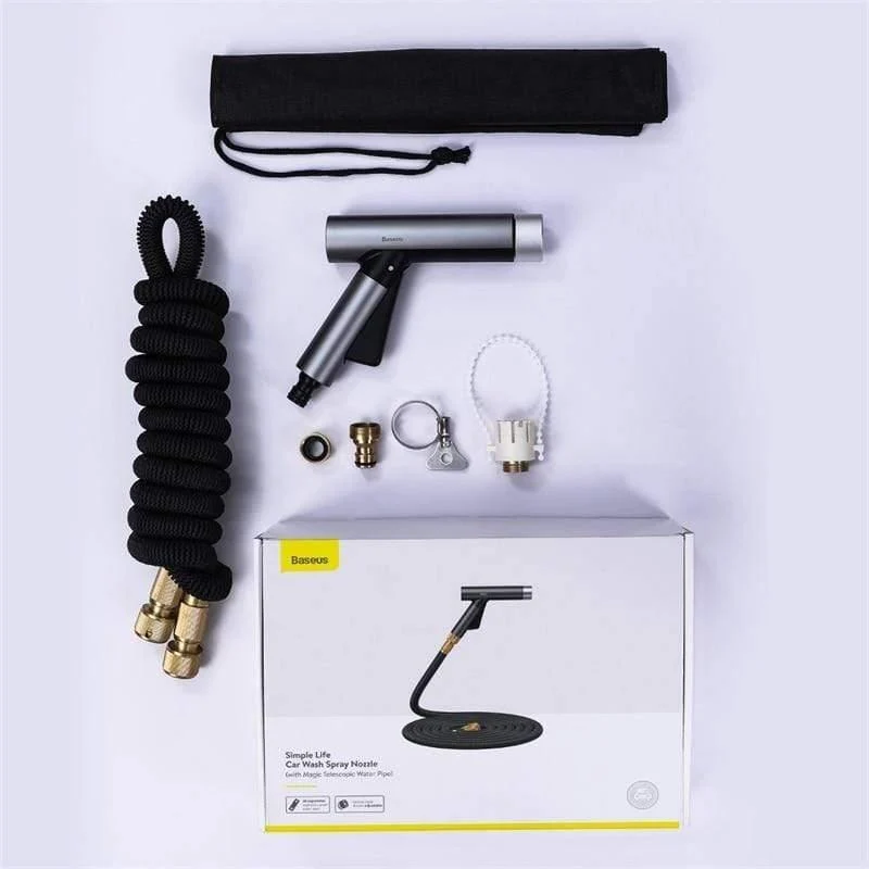 Baseus Autowaschpistole Sprühdüse Magic Flexibler Schlauch Autowaschpistole Hochdruck-Hochdruckreiniger Gartenwasserstrahl