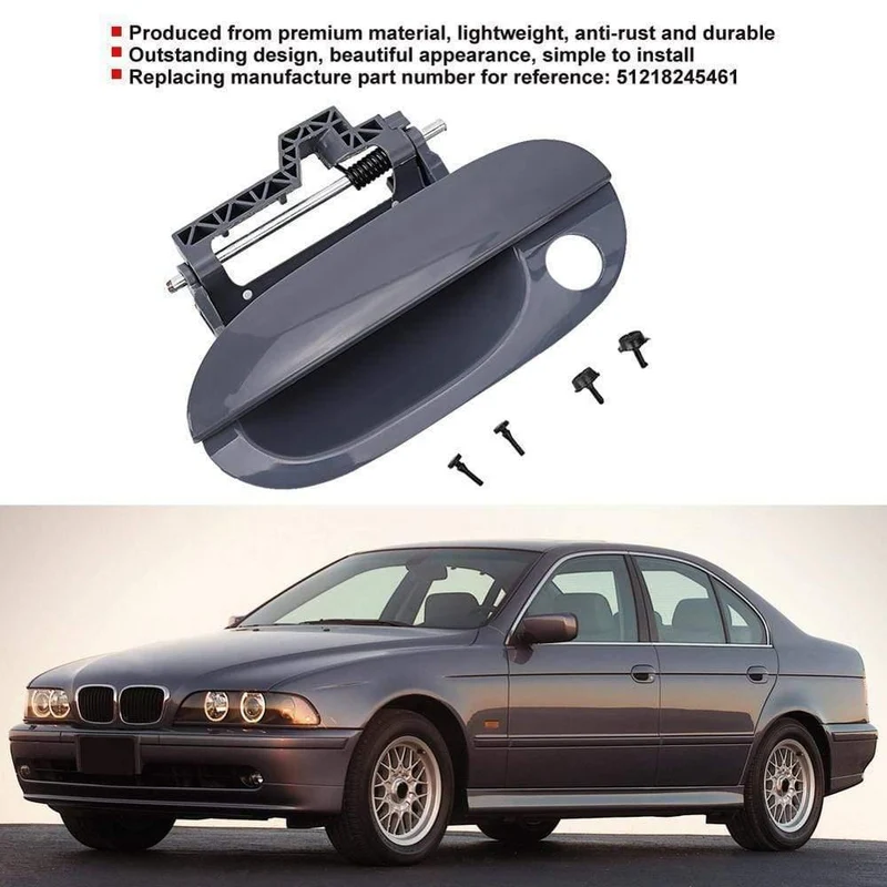 1 Stk. Langlebiger Autotürgriff 51218245461 für BMW E39 525i 528i 530i 540i M5 Brandneue, hochwertige Autoteile