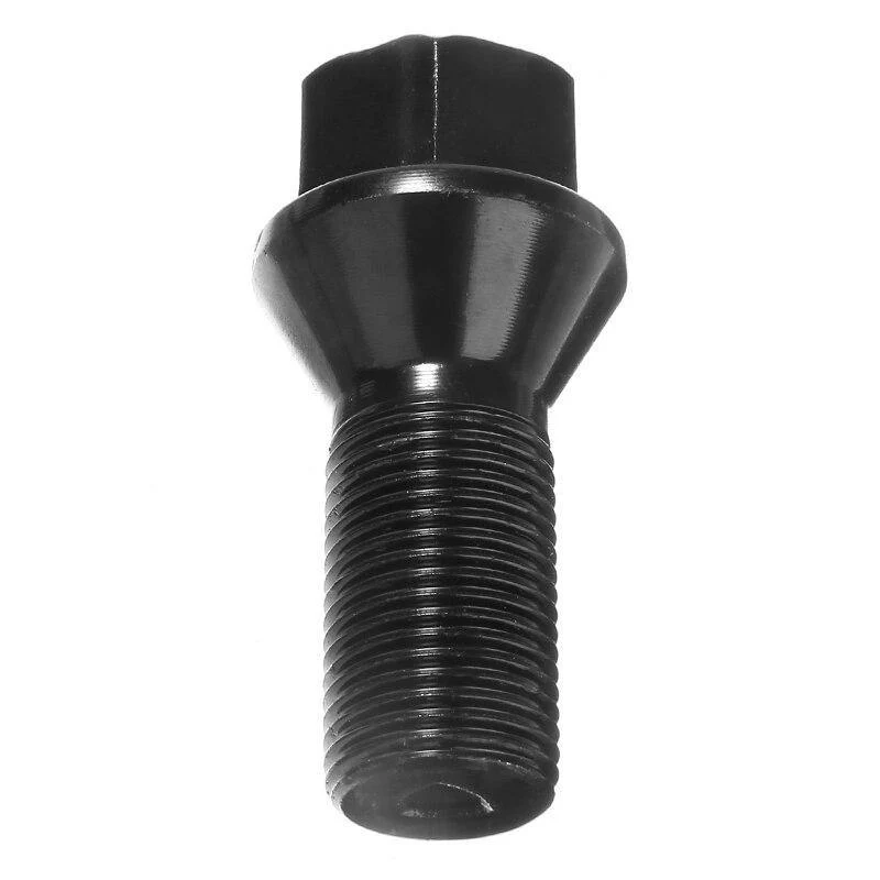 4 stücke M14x1.25 Schwarz Stahl Rad Lug Bolt Mutter Für BMW X3 X5 E70 E71 F20 F25 36136781151 Zubehör teile