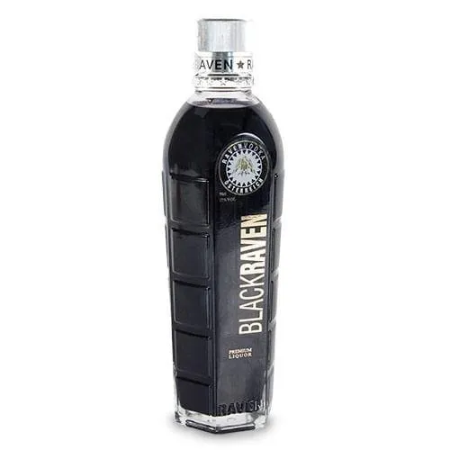 Schwarzer Rabe Schwarzer Wodka