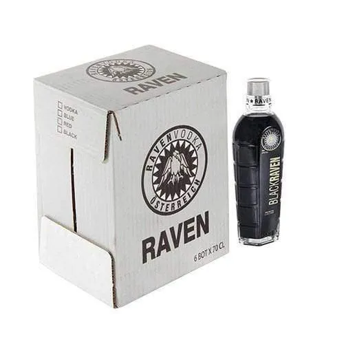 Schwarzer Rabe Schwarzer Wodka