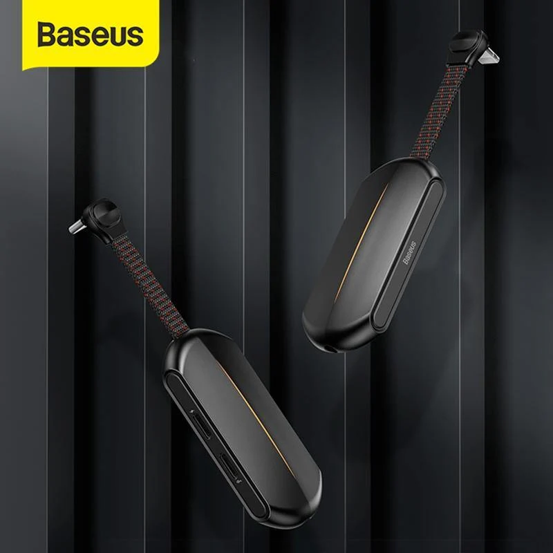 Baseus L49 Typ c PD 18W Schnellladeadapter otg USB Typ c Kopfhöreradapter für Smartphones (SCHWARZ)