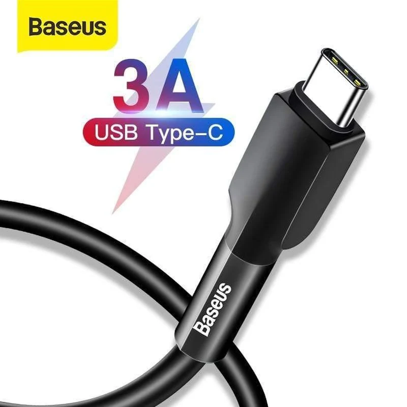 Baseus USB Typ C Kabel Flüssiges Silikon Quick Charge 3.0 Kabel für Samsung S20 S10 Redmi Hinweis 8 9 Schnellladen USB C Kabel