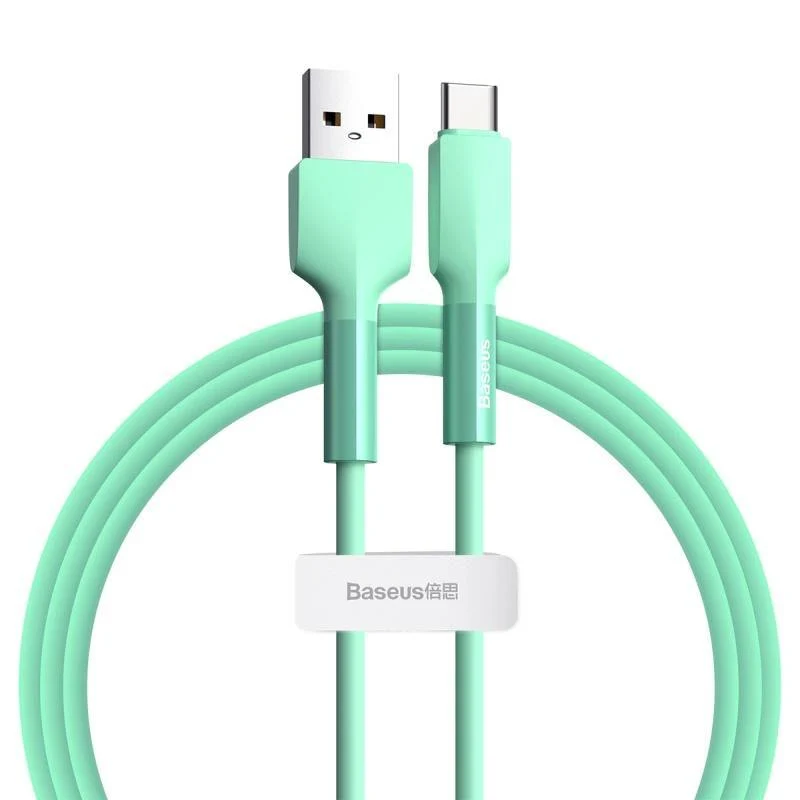 Baseus USB Typ C Kabel Flüssiges Silikon Quick Charge 3.0 Kabel für Samsung S20 S10 Redmi Hinweis 8 9 Schnellladen USB C Kabel