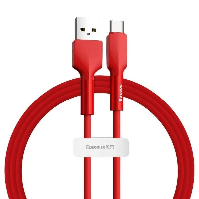 Baseus USB Typ C Kabel Flüssiges Silikon Quick Charge 3.0 Kabel für Samsung S20 S10 Redmi Hinweis 8 9 Schnellladen USB C Kabel