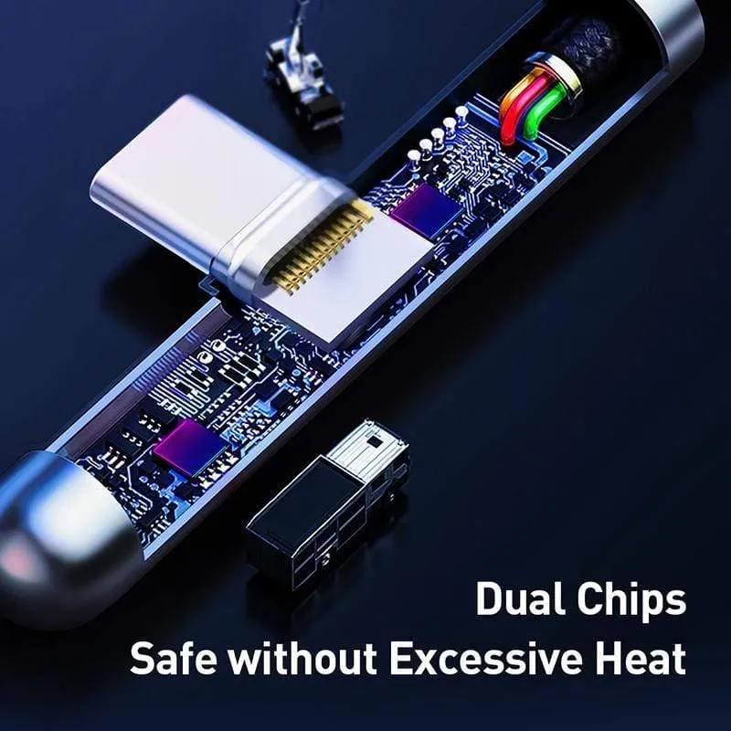 Baseus 40W USB Typ C Kabel für Huawei P30 Mate 30 Pro Schnelllade Typ C Kabel Winkel LED USB USB Kabel für Samsung S10 USB-C Kabel