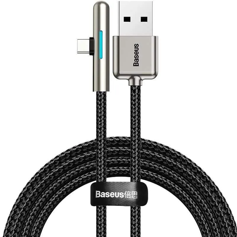 Baseus 40W USB Typ C Kabel für Huawei P30 Mate 30 Pro Schnelllade Typ C Kabel Winkel LED USB USB Kabel für Samsung S10 USB-C Kabel